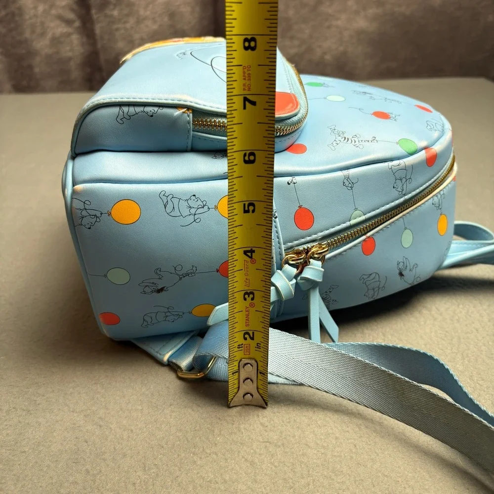 Danielle Nicole Disney Winnie the Pooh Oh Bother Balloon Mini Backpack Blue - Picture 13 of 16